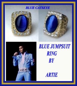 Elvis Jumpsuit Rings BLUE JUMPSUIT RING